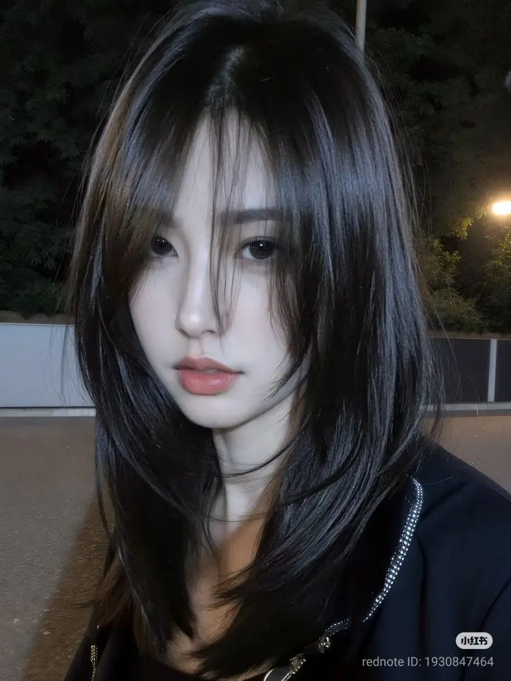 16 Coupes de Cheveux Mi-Longs Dégradés avec Frange à Adopter en 2025