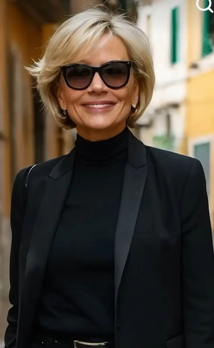 15 Idées de Coupes de Cheveux pour Femme de 50 Ans avec Lunettes en 2025