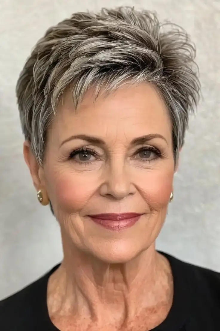 15 Idées de Coupes Courtes Dégradées pour Femme de 60 Ans en 2025