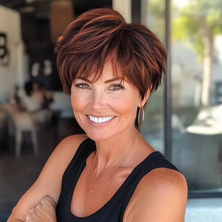 15 Idées de Coupes Courtes Effilées pour Femme de 50 Ans en 2025