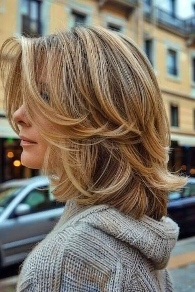 16 Idées Inspirantes de Coupes Mi-Longues Dégradées Effilées