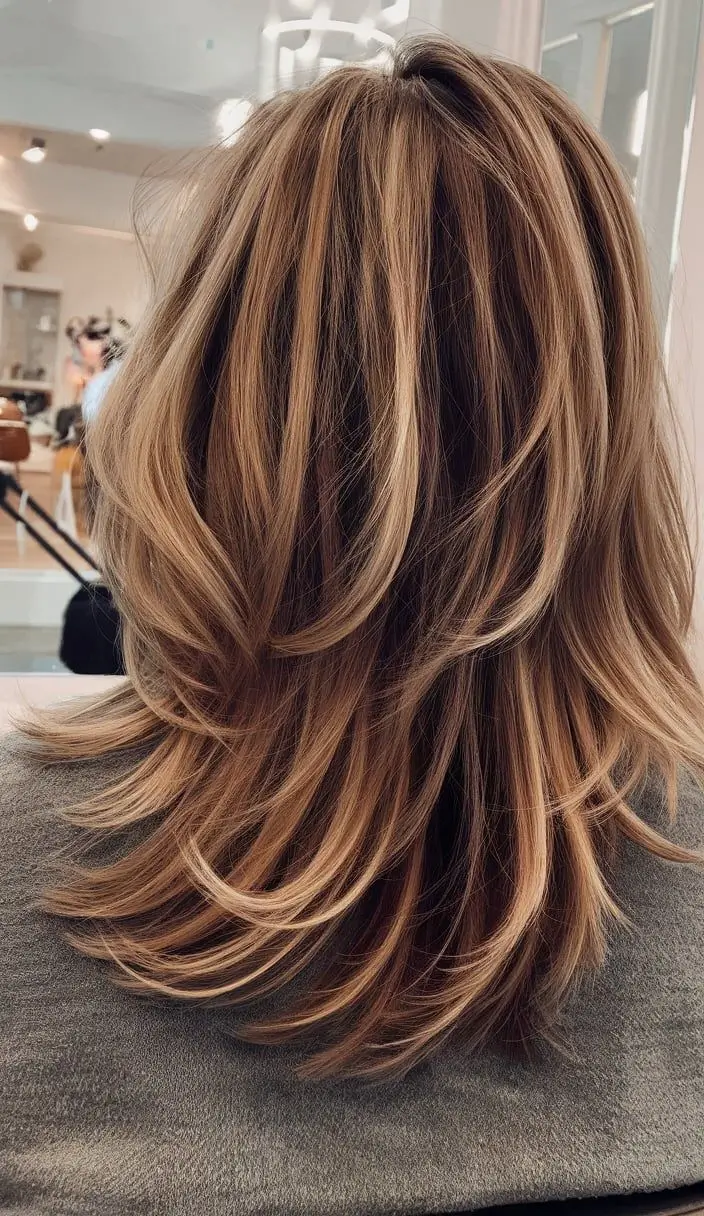 16 Idées Inspirantes de Coupes Mi-Longues Dégradées Effilées