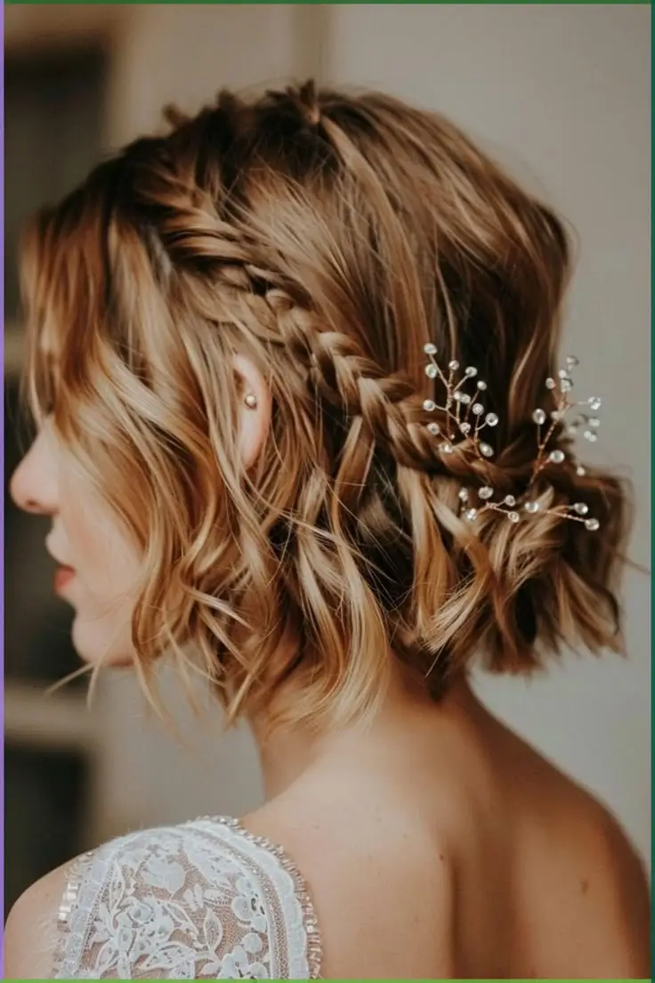 16 Idées de Coiffure Mariage pour Cheveux Courts : Élégance & Style