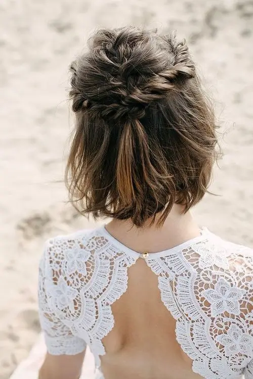 16 Idées de Coiffure Mariage pour Cheveux Courts : Élégance & Style