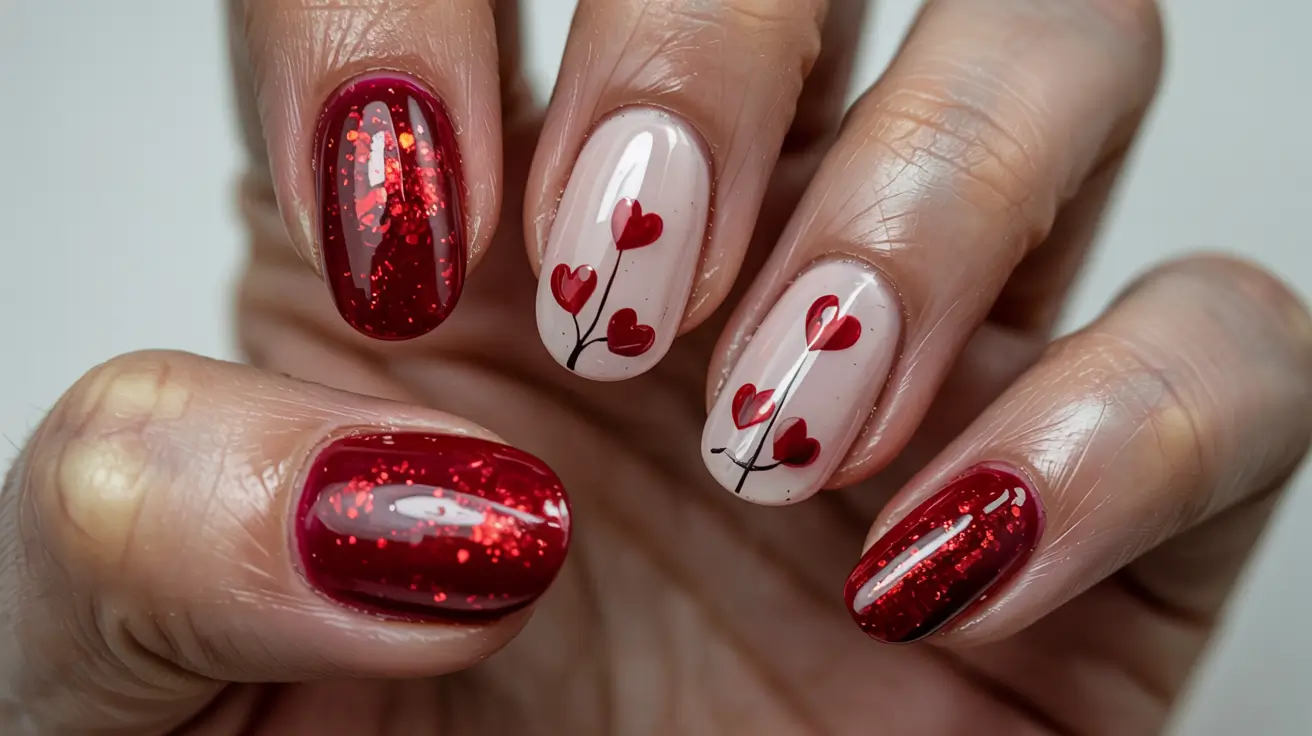 16 Idées de Nail Art Romantiques pour la Saint-Valentin 2025
