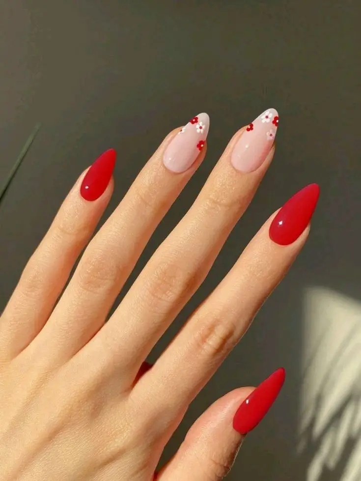 17 Idées Inspirantes d’Ongles Rouges pour un Look Élégant