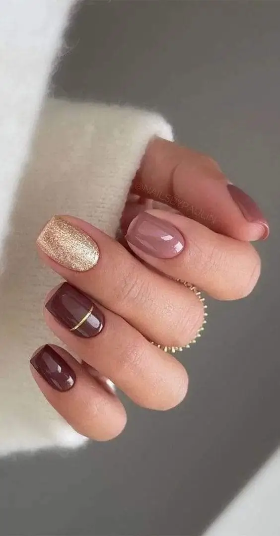 Ongles Automne 2025 : 16 Idées Inspirantes à Adopter Cette Saison