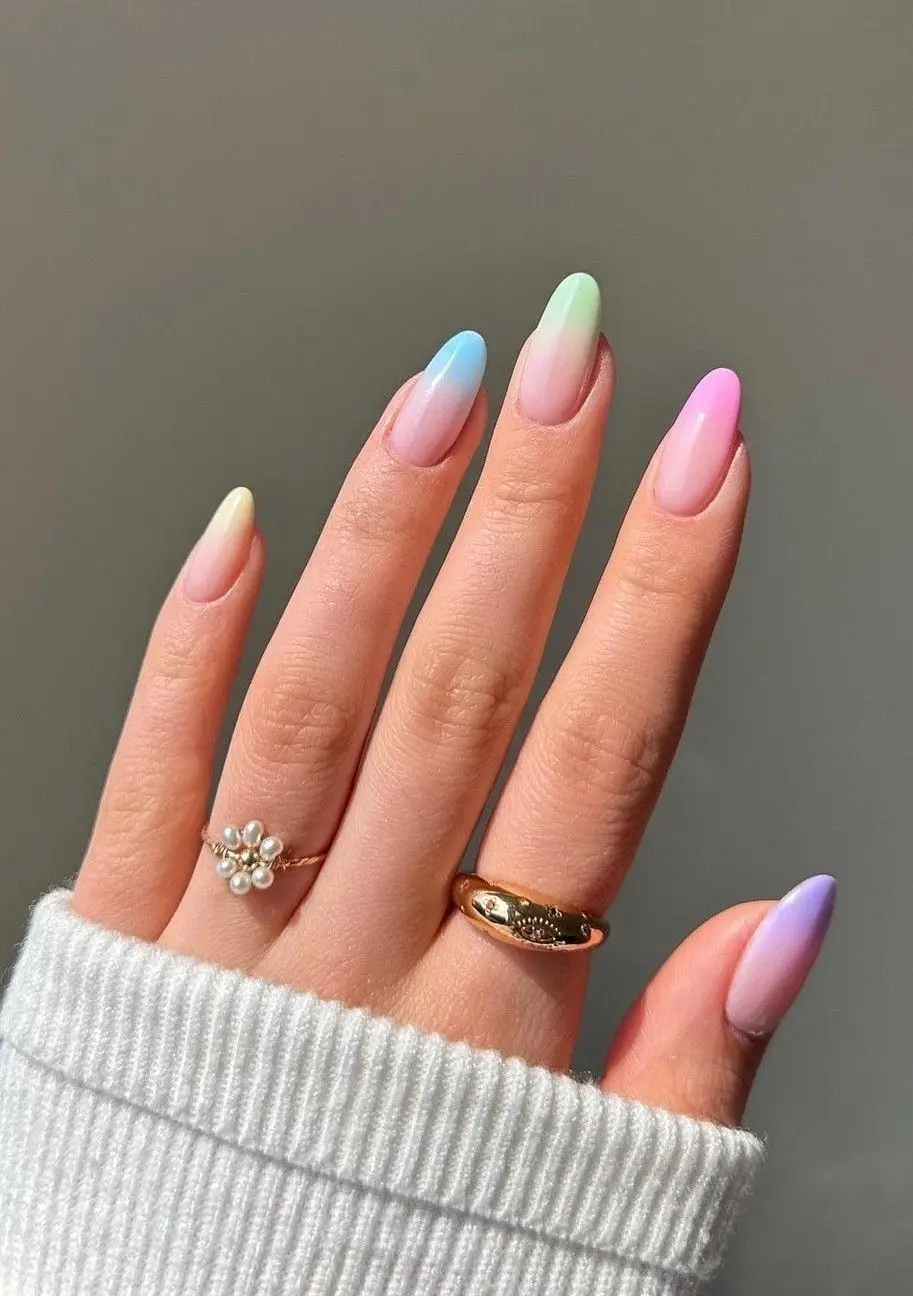 17 Idées d’Ongles Pastel en Gel à Adopter cet Été